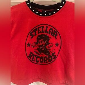 Stellar Records Crop Tee